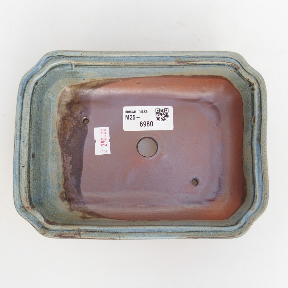 Ceramiczna miska do bonsai 18 x 13,5 x 5 cm, szara