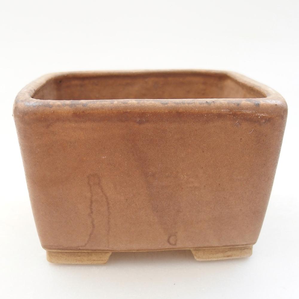Ceramiczna miska bonsai 8,5 x 8,5 x 5,5 cm, kolor różowy