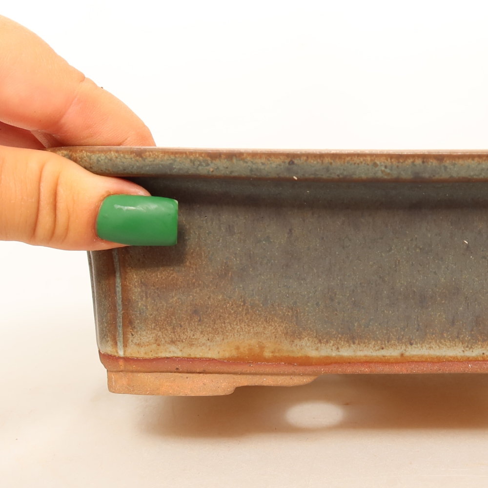 Miska ceramiczna  20 x 15,5 x 6 cm, kolor brązowy