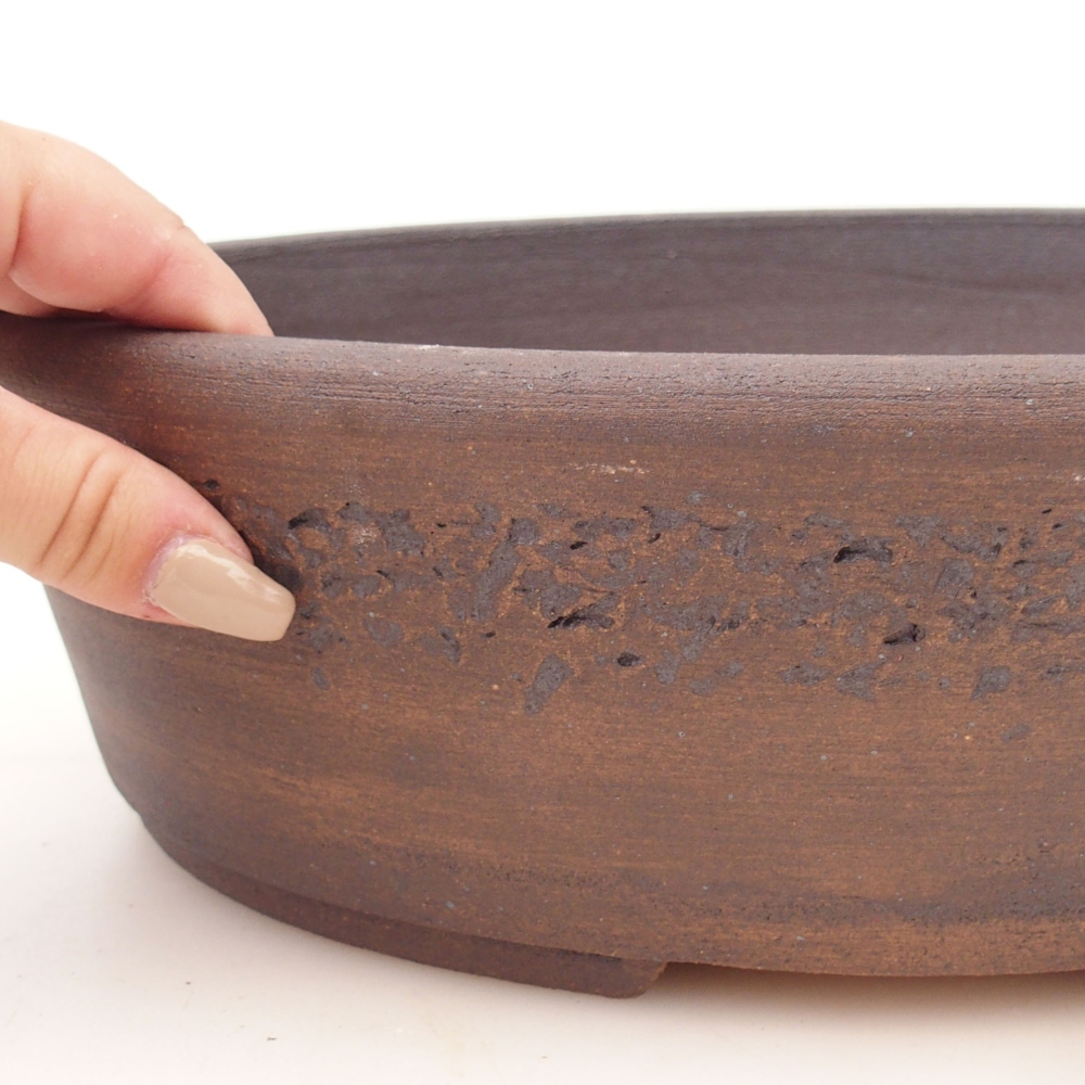 Misa do bonsai 32 x 26 x 9 cm, kolor brązowy