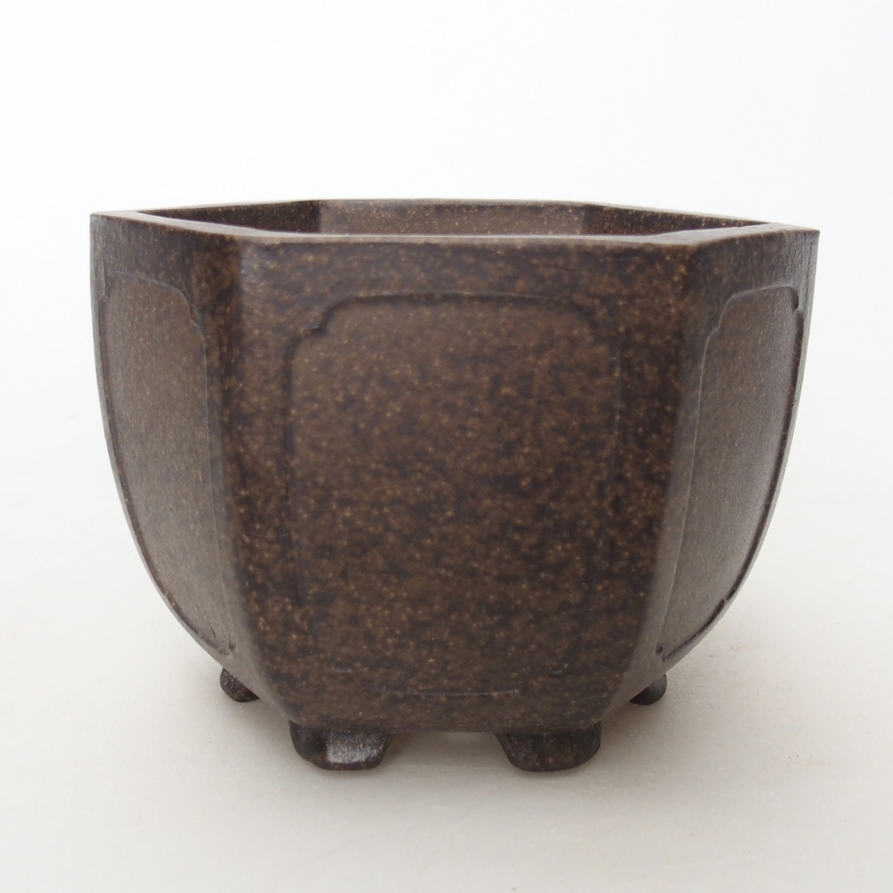 Miska 10,5 x 9,5 x 7,5 cm brązowa ochra