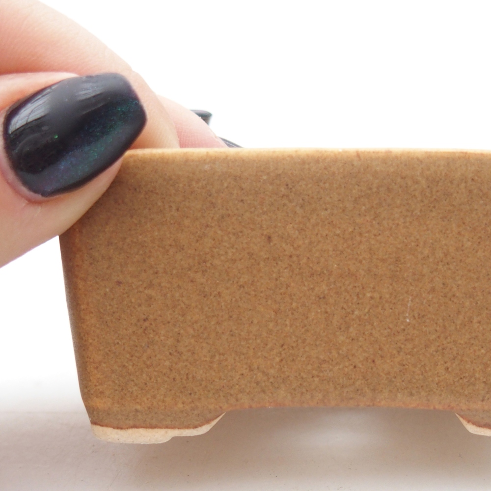 Mini miska do bonsai 7 x 5 x 3,5 cm, brązowa