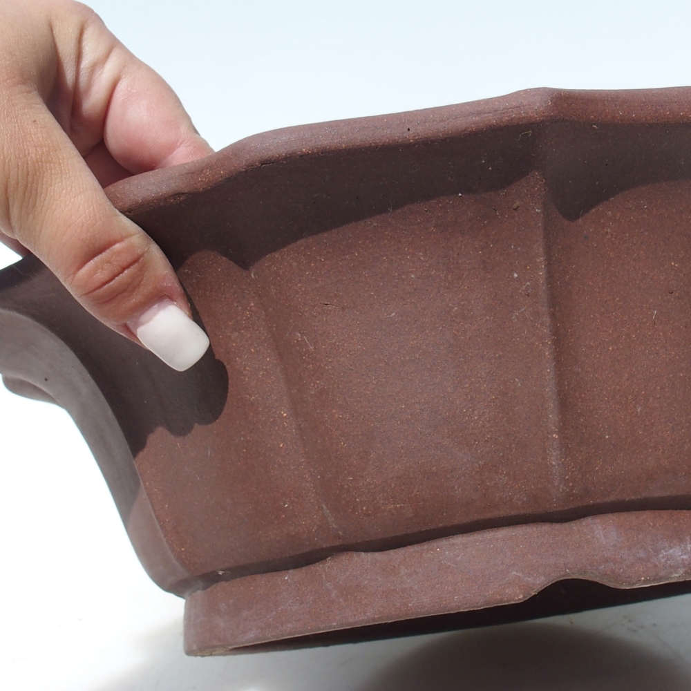 Misa do bonsai 30,5 x 30,5 x 10 cm - brązowa