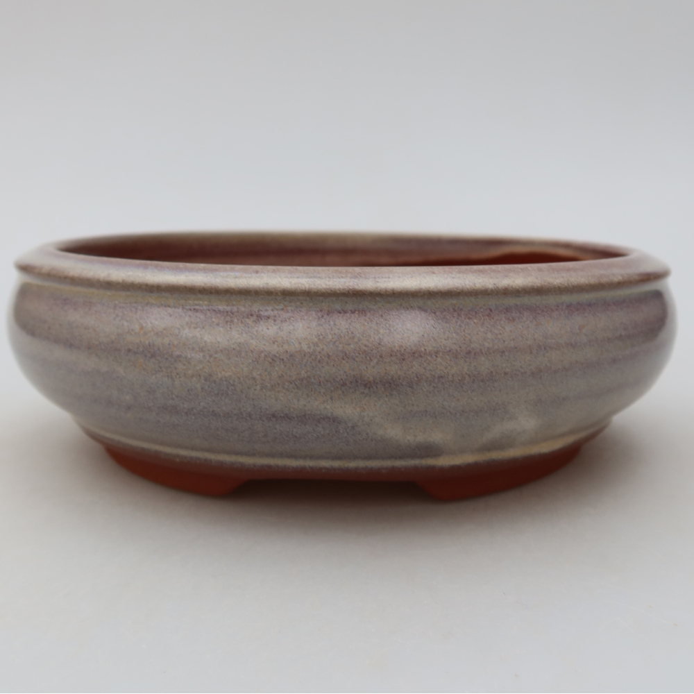 Ceramiczna miska do bonsai 16 x 16 x 5 cm, kolor niebieski