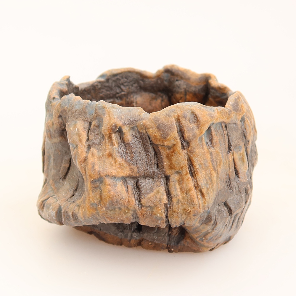 Ceramiczna skorupka  6 x 5,5 x 5 cm, kolor niebieski