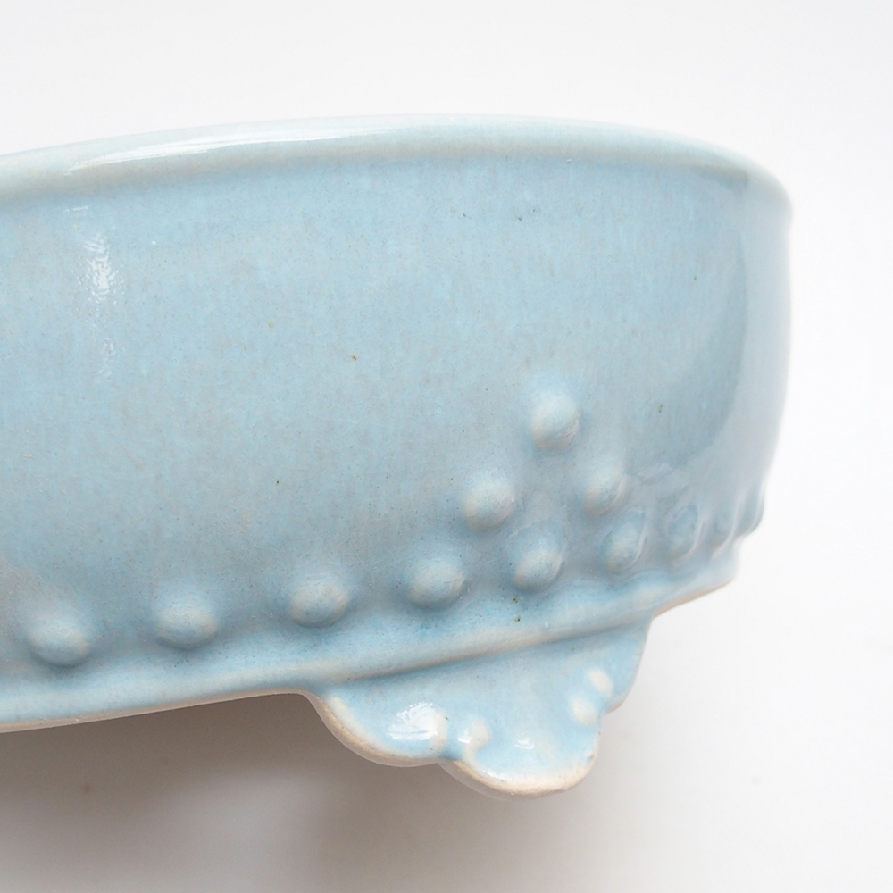 Miska 21 x 21 x 8,5 cm niebieska