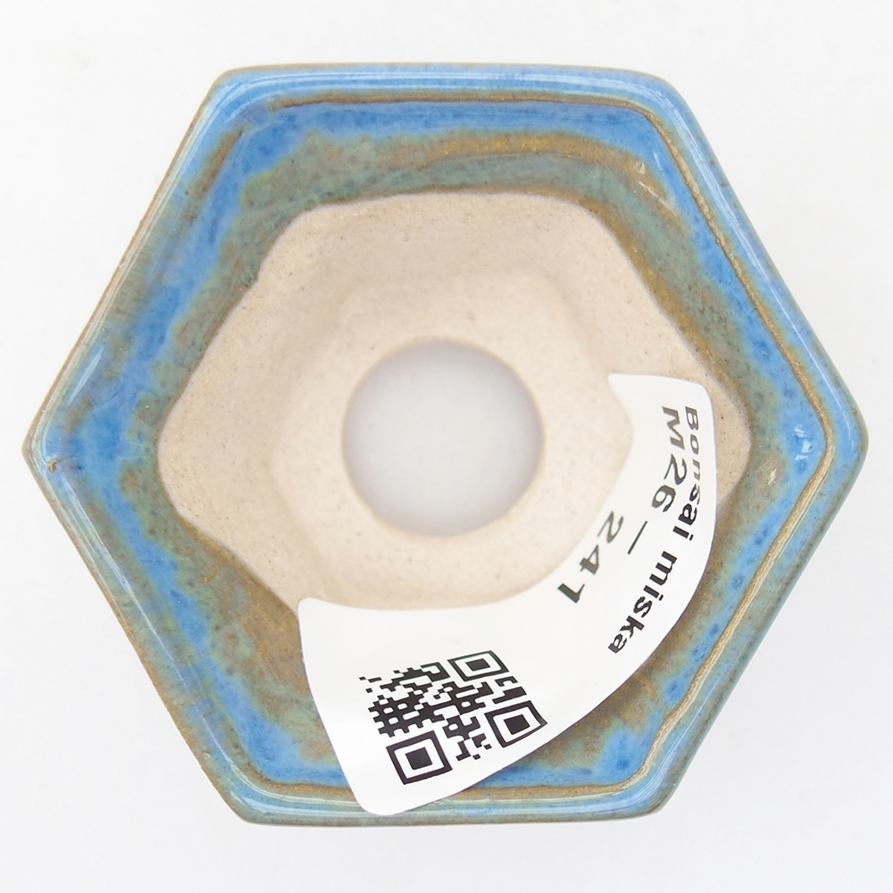 Mini miska do bonsai 5,5 x 5 x 3 cm, kolor niebieski