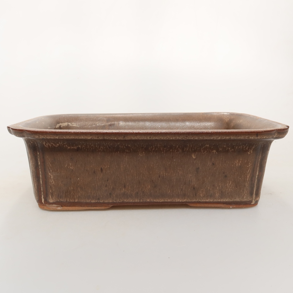 Miska ceramiczna  20 x 15,5 x 6 cm, kolor brązowy
