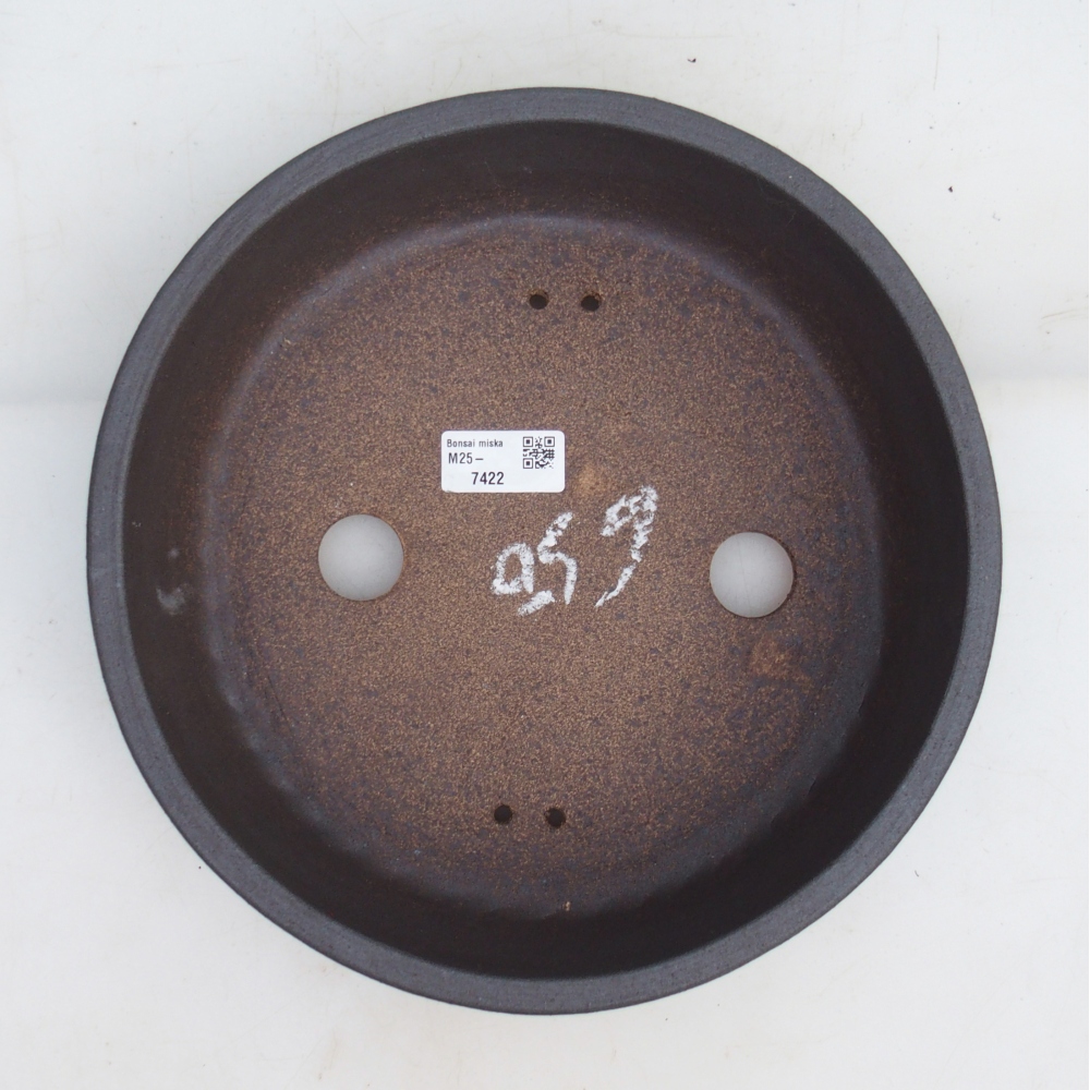 Misa bonsai 27 x 27 x 7,5 cm, kolor brązowy