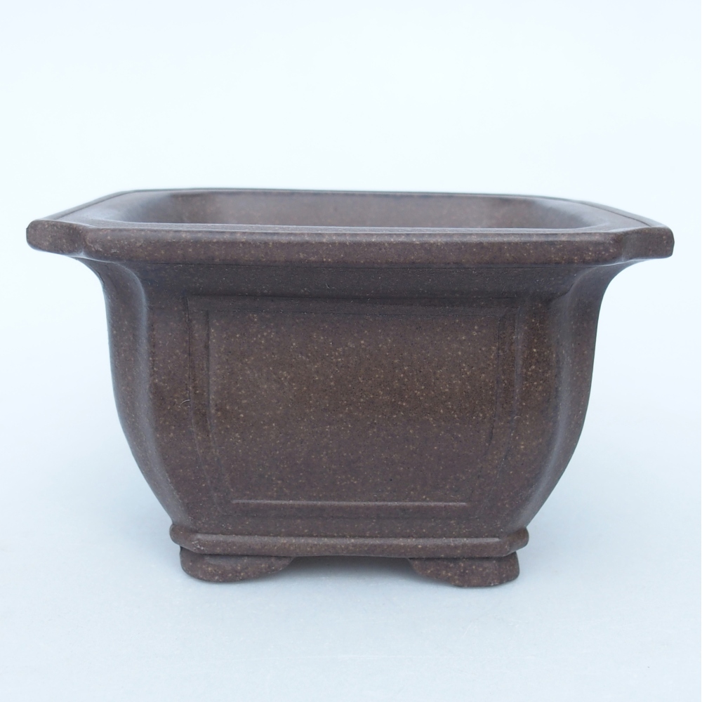 Miska 12 x 12 x 7,5 cm brązowa ochra