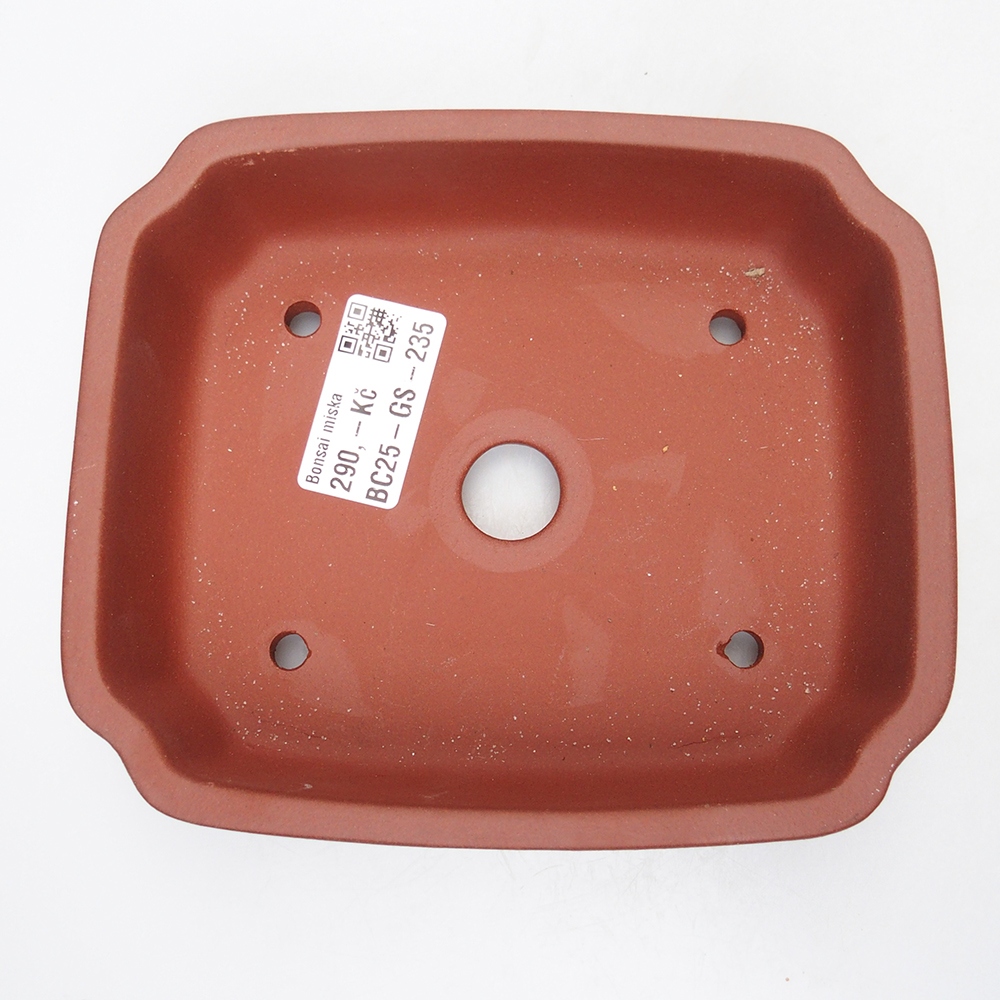 Miska 15 x 13 x 4,5 cm kolor ceglasty