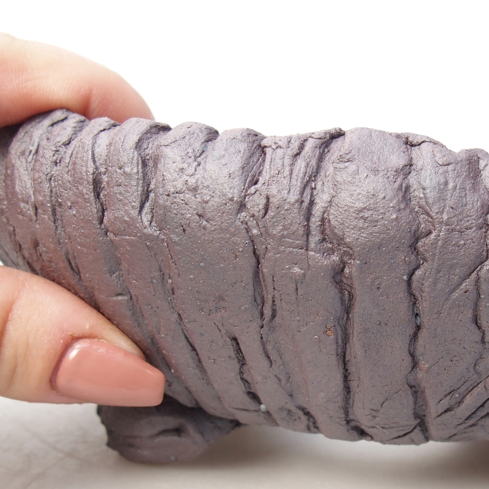 Ceramiczna miska do bonsai 16,5 x 16,5 x 6,5 cm, kolor metaliczny