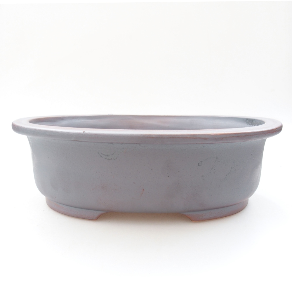 Ceramiczna miska bonsai 26 x 22 x 8 cm, kolor metaliczny