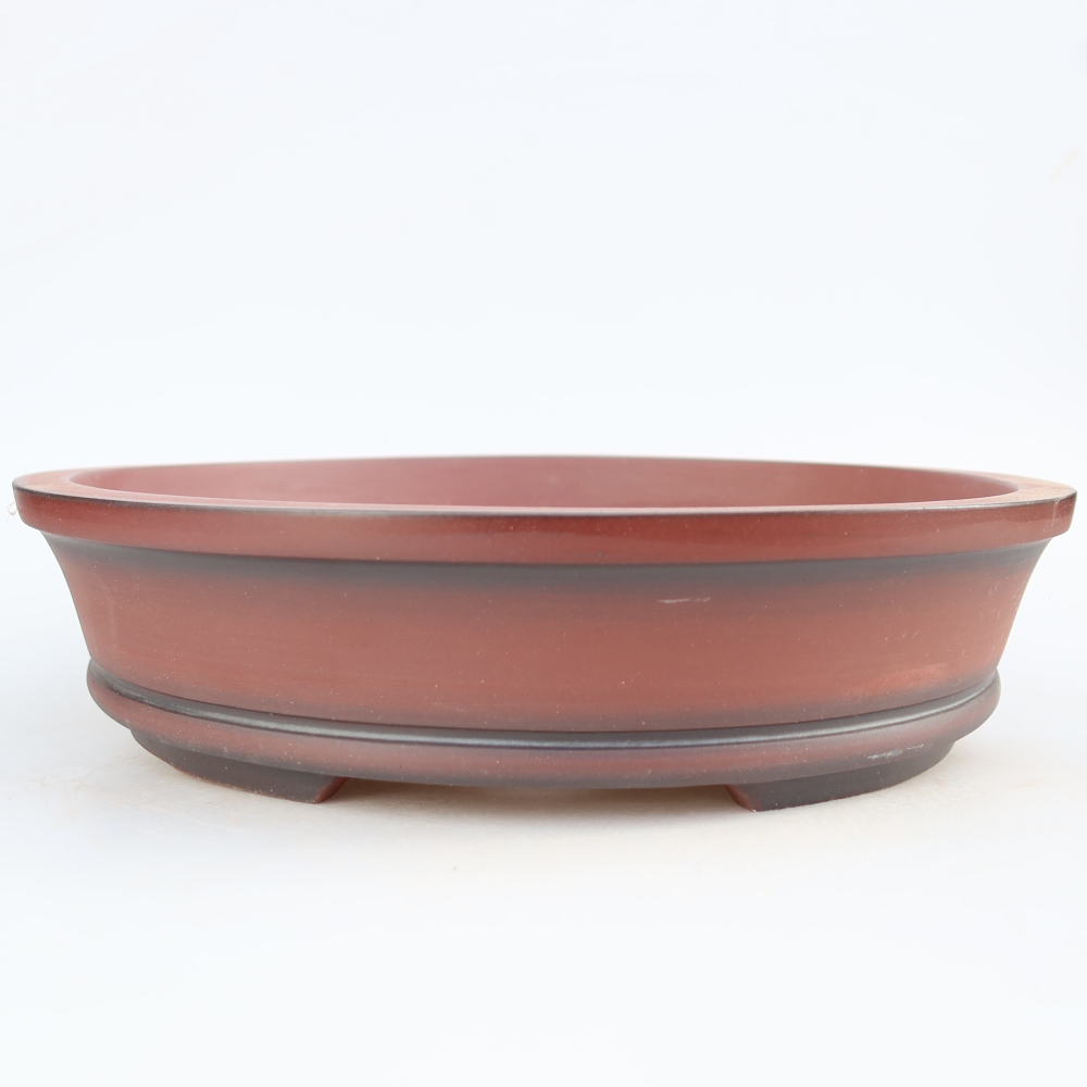 Ceramiczna miska  30,5 x 30,5 x 7 cm, kolor ceglasty