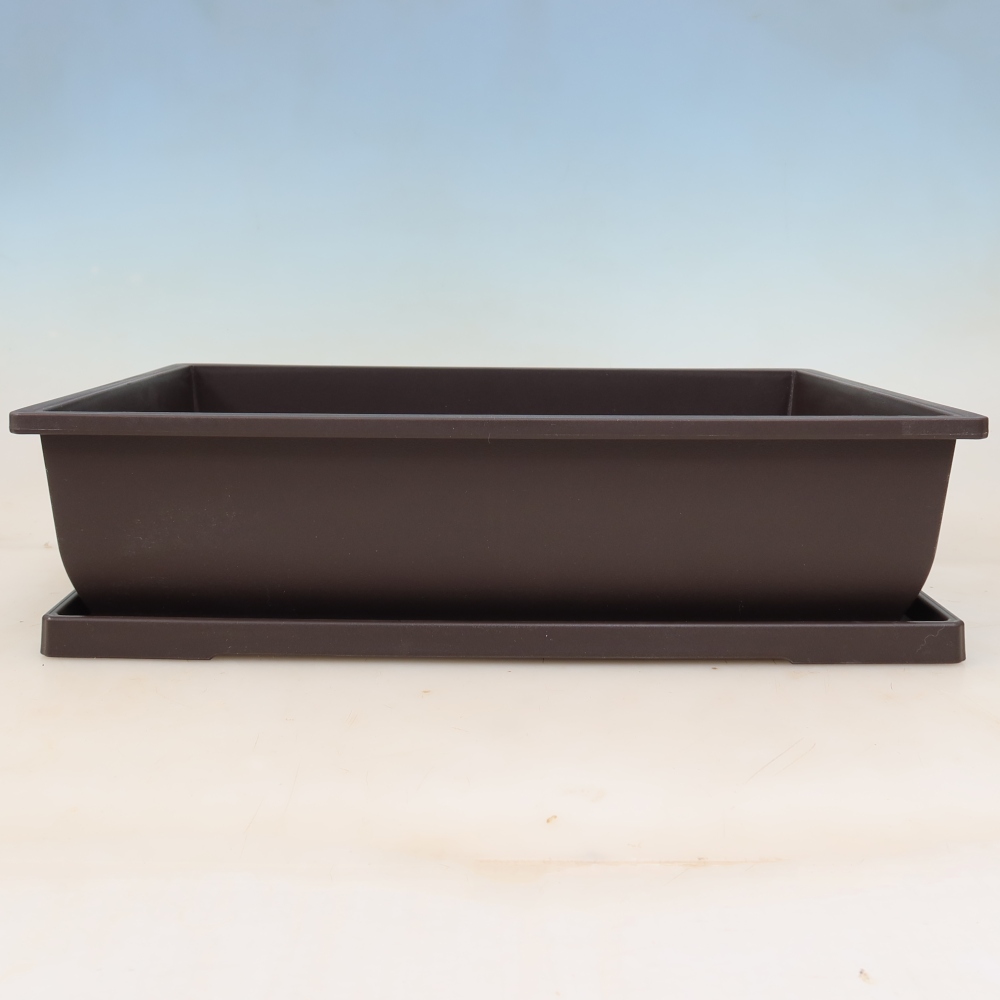 Miska do bonsai + podstawka, tworzywo sztuczne MP-6 – 41 x 30,5 x 10 cm