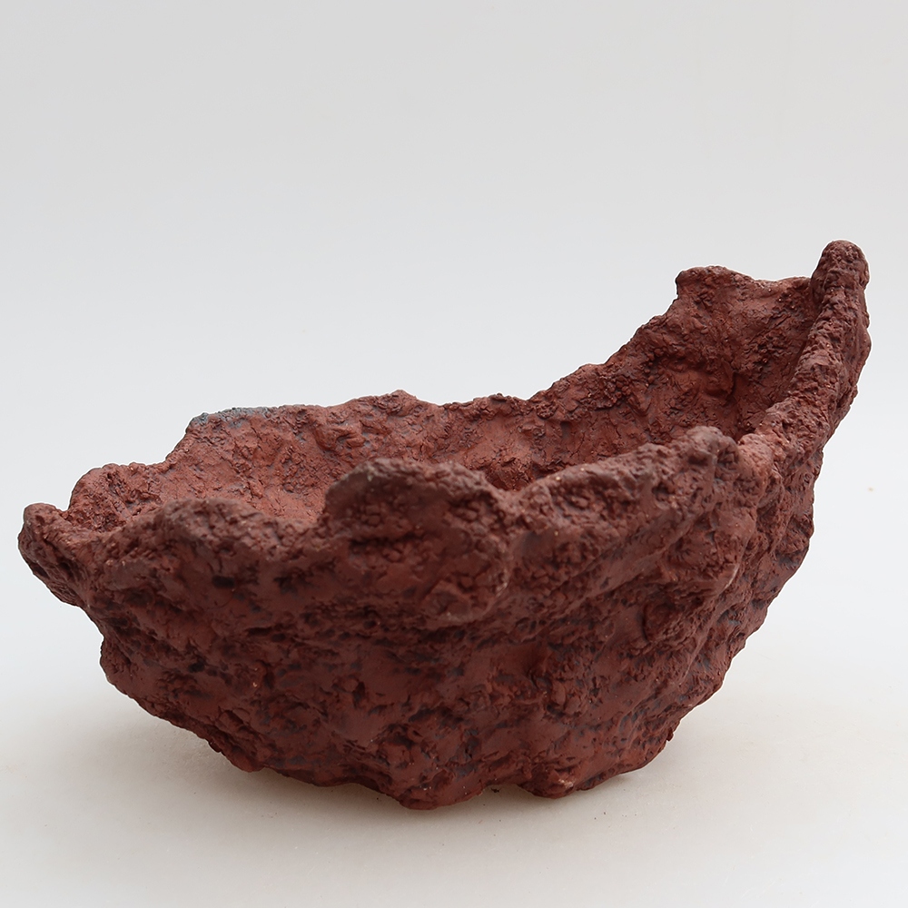 Ceramiczna skorupa 20 x 17 x 12,5 cm, kolor brązowy