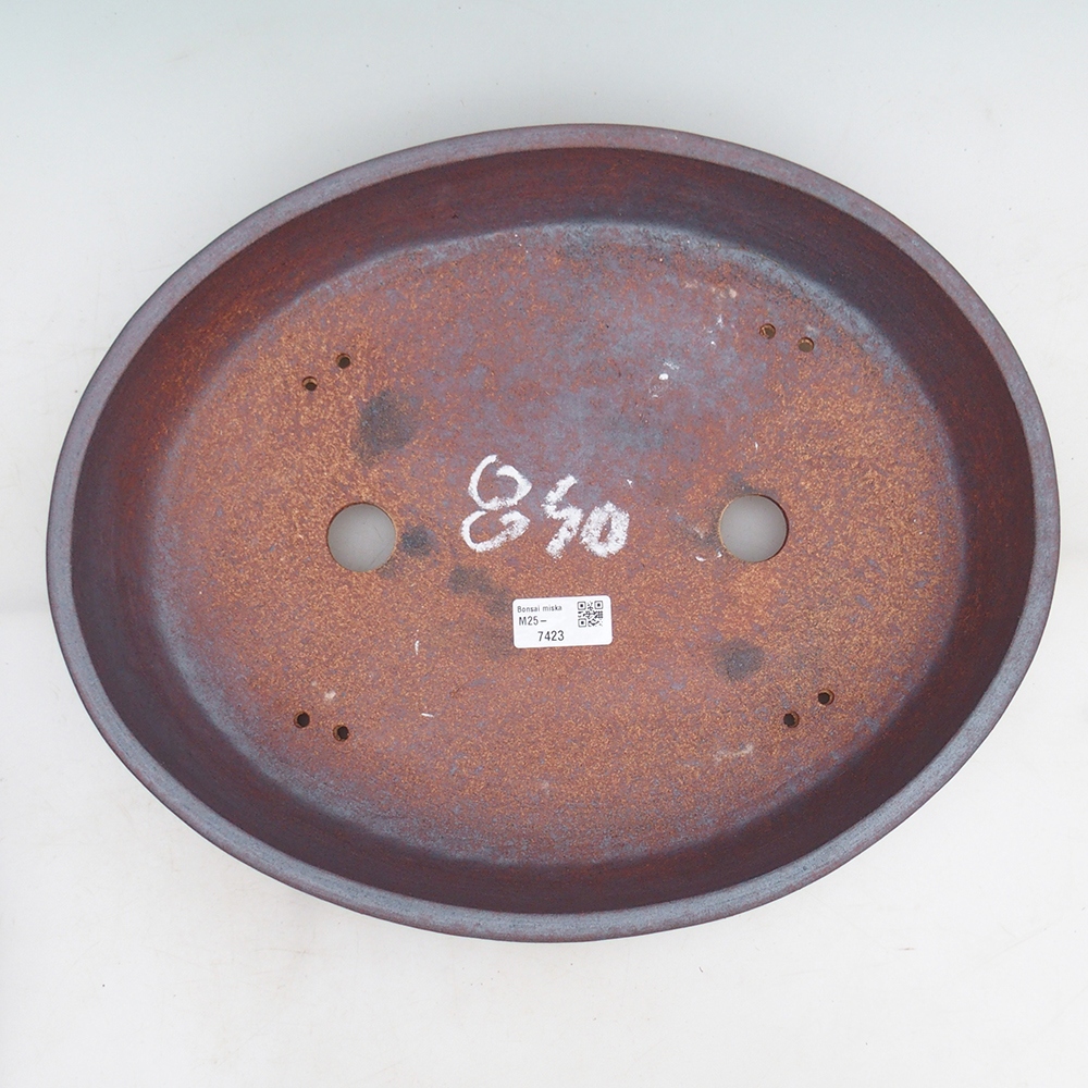Misa do bonsai 38,5 x 31 x 7,5 cm, kolor metaliczny