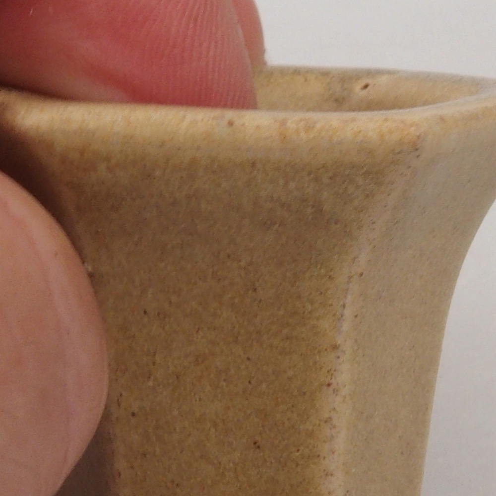 Mini miska bonsai 4 x 3,5 x 3 cm, kolor brązowy