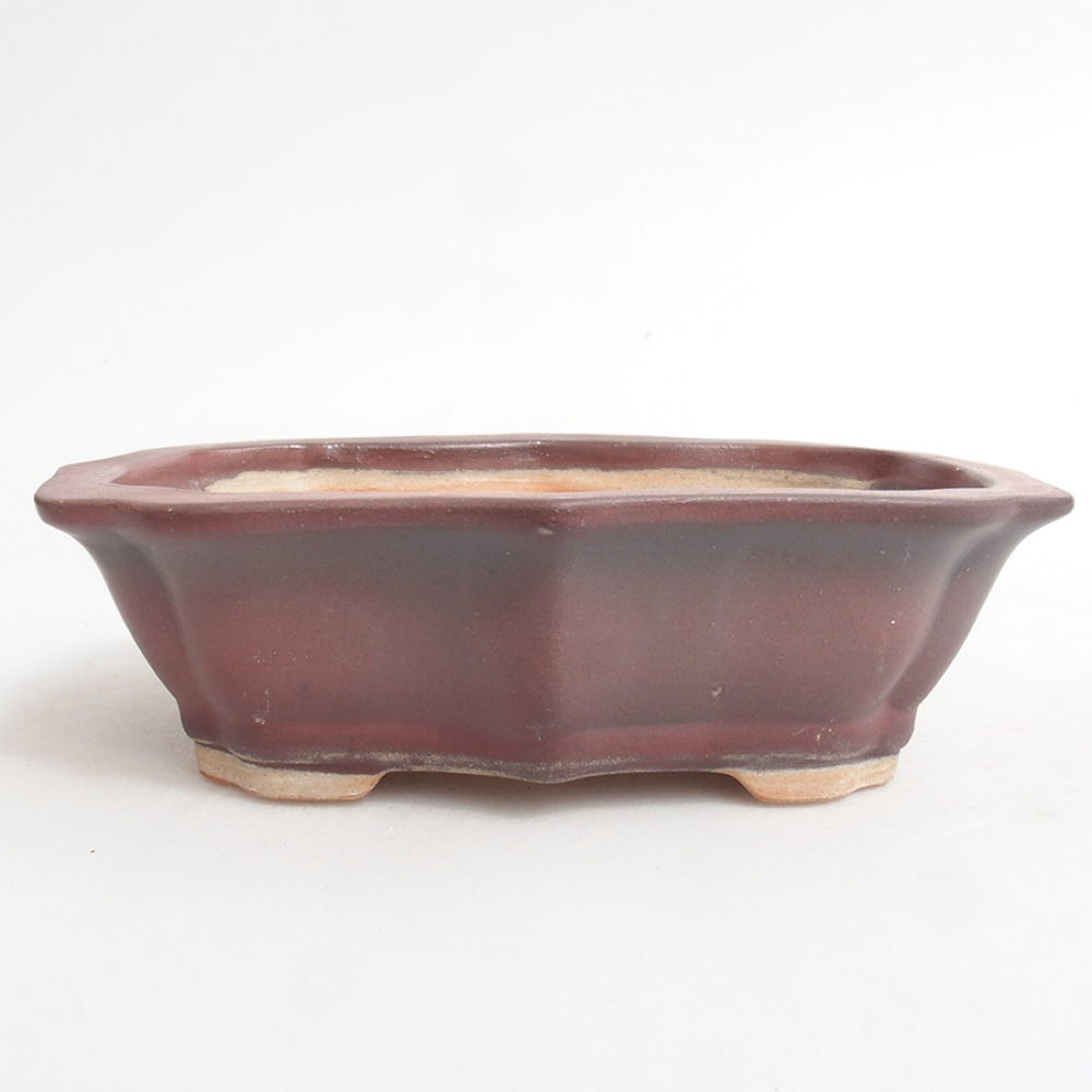 Ceramiczna miska bonsai 15,5 x 11,5 x 4,5 cm, kolor różowy