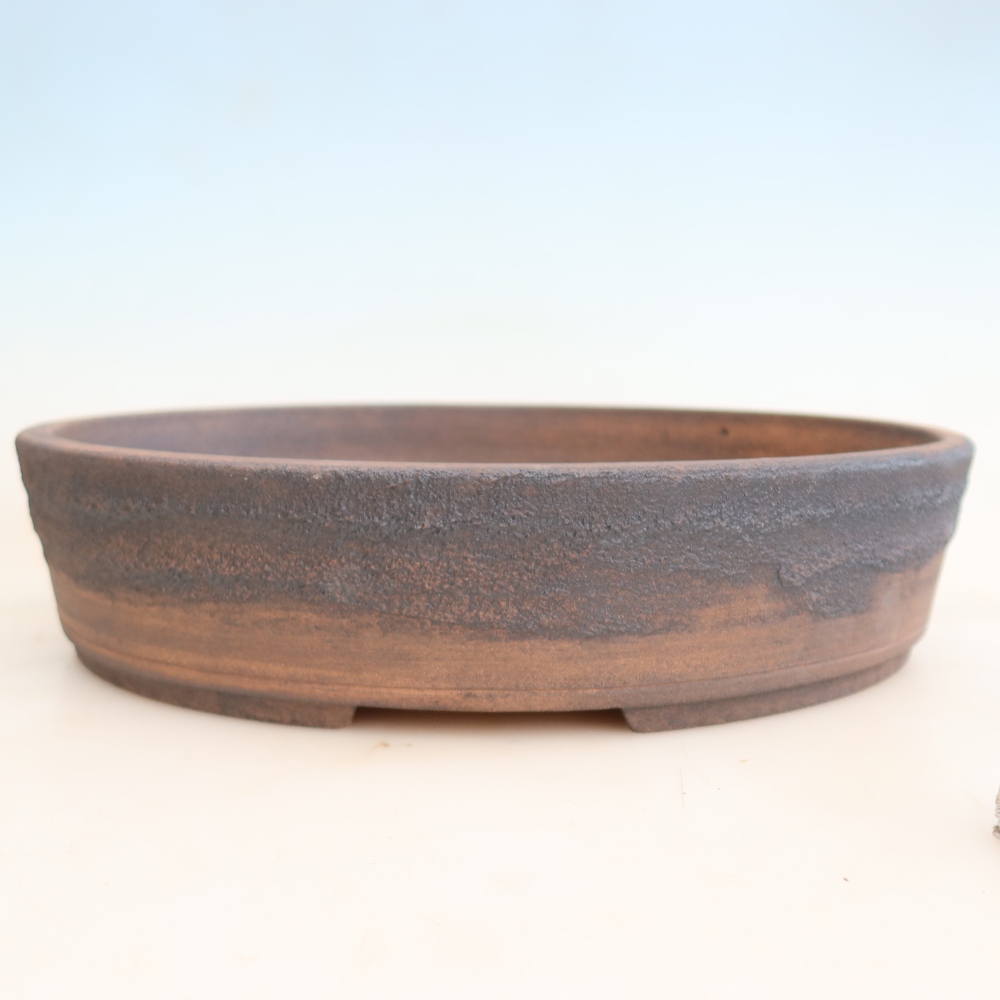 Ceramiczna miska do bonsai 38 x 30 x 8,5 cm, kolor brązowy