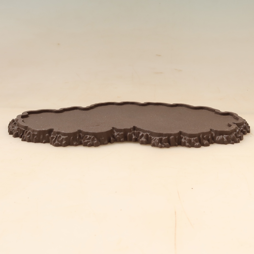 Plastikowa podstawka pod bonsai 22,5 x 12 x 1 cm, kolor brązowy