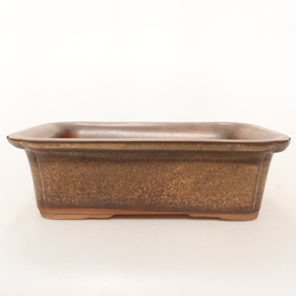 Miska ceramiczna  20 x 15,5 x 6 cm, kolor brązowy