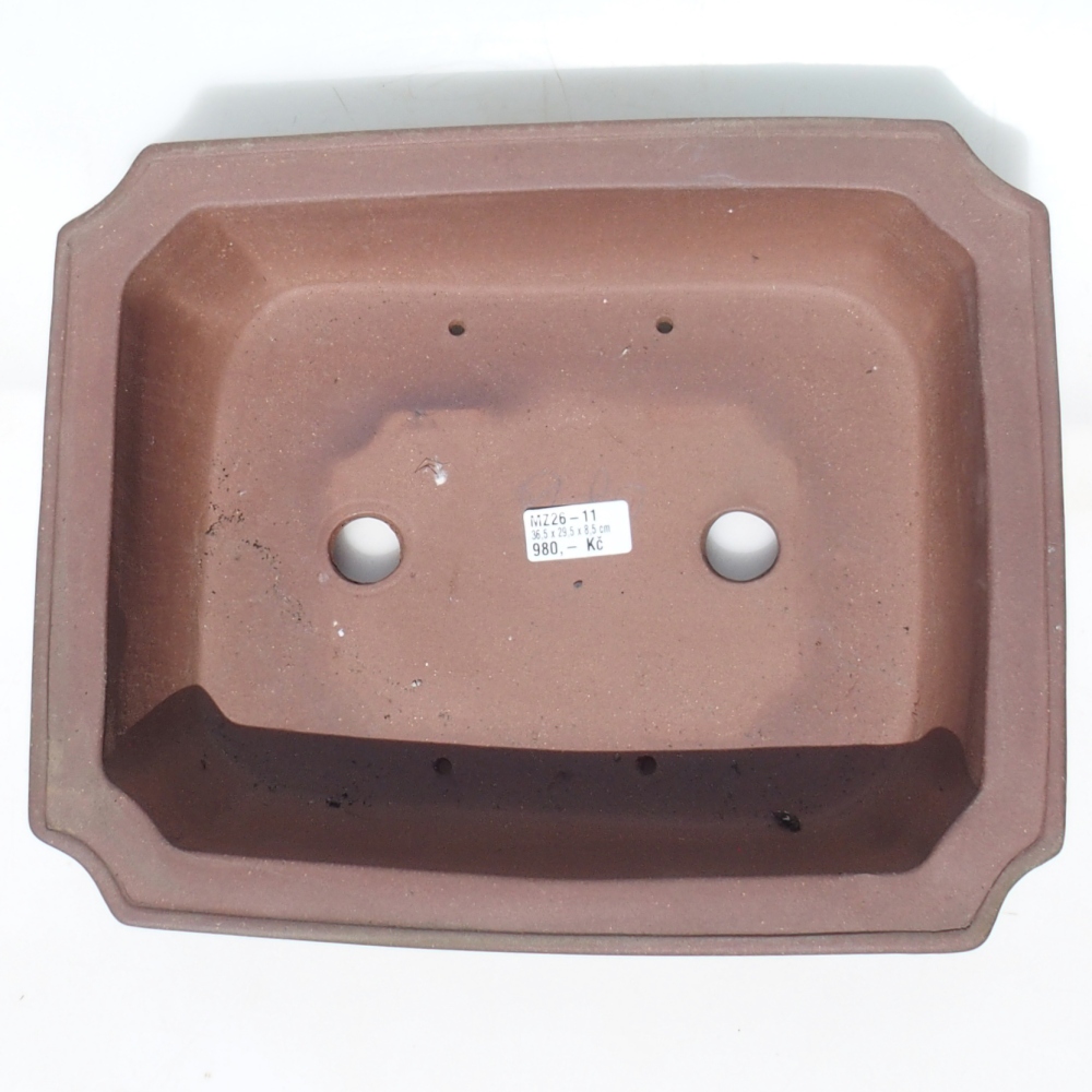 Misa do bonsai 35,5 x 29,5 x 8,5 cm - brązowa