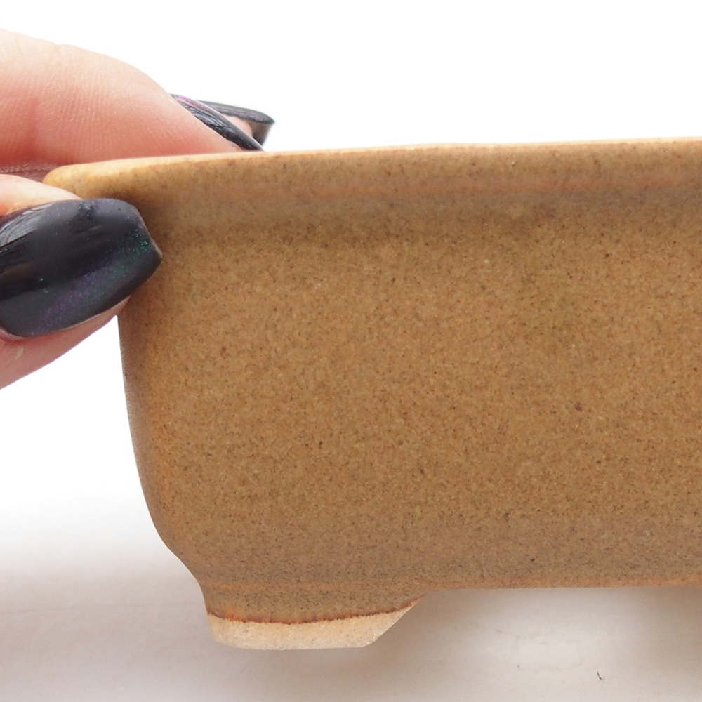 Mini miska do bonsai 9 x 7 x 4,5 cm, brązowa