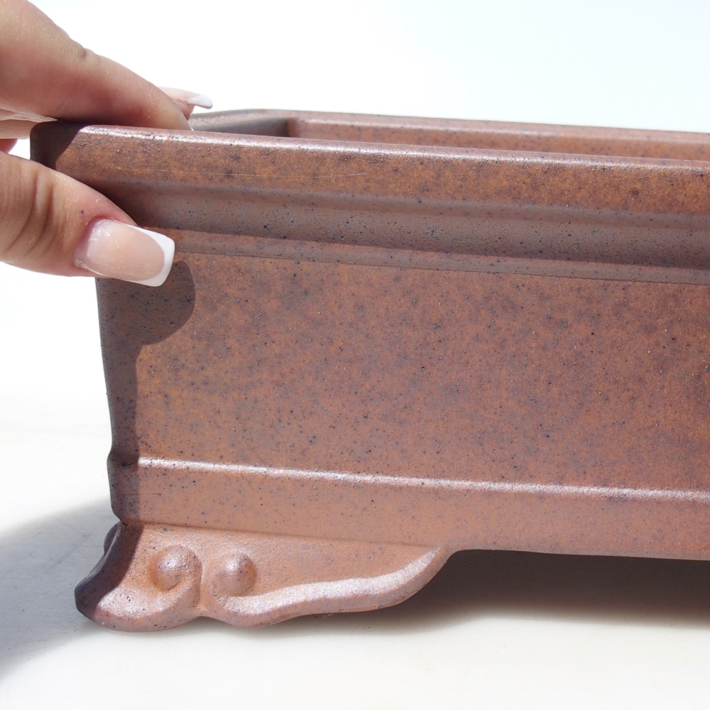 Miska 32 x 24 x 10,5 cm brązowa