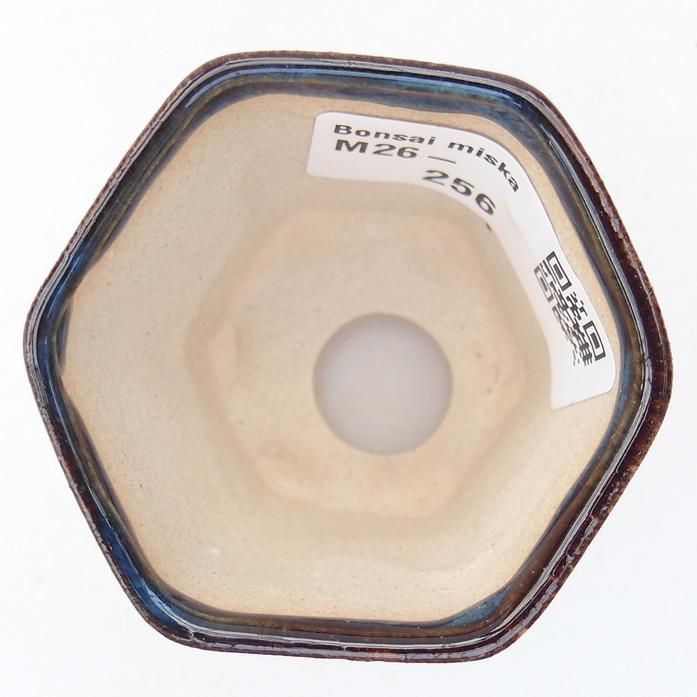 Mini miska do bonsai 5,5 x 5 x 5 cm, kolor niebieski