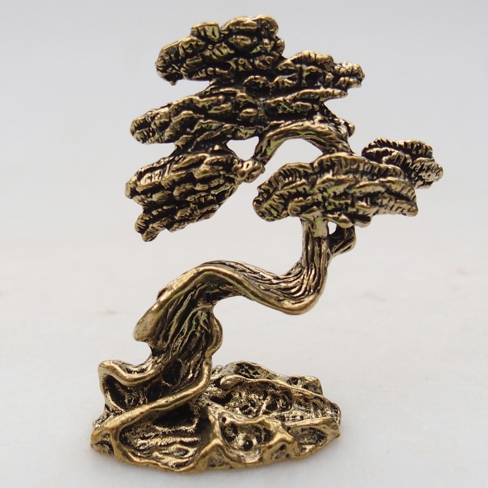 Metalowa figurka - bonsai