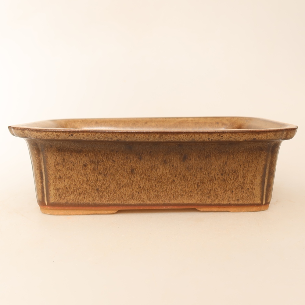 Miska ceramiczna  20 x 15,5 x 5,5 cm, kolor brązowy