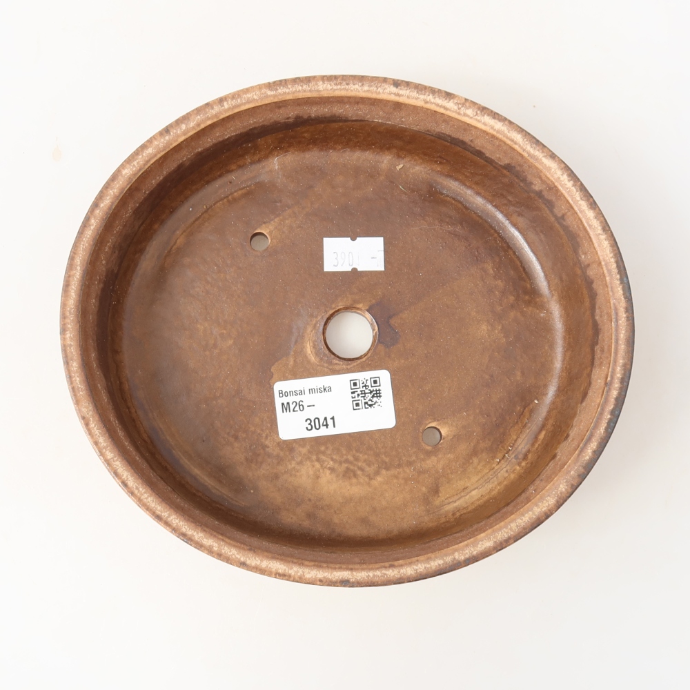 Ceramiczna miska do bonsai 17,5 x 16 x 4,5 cm, kolor różowy