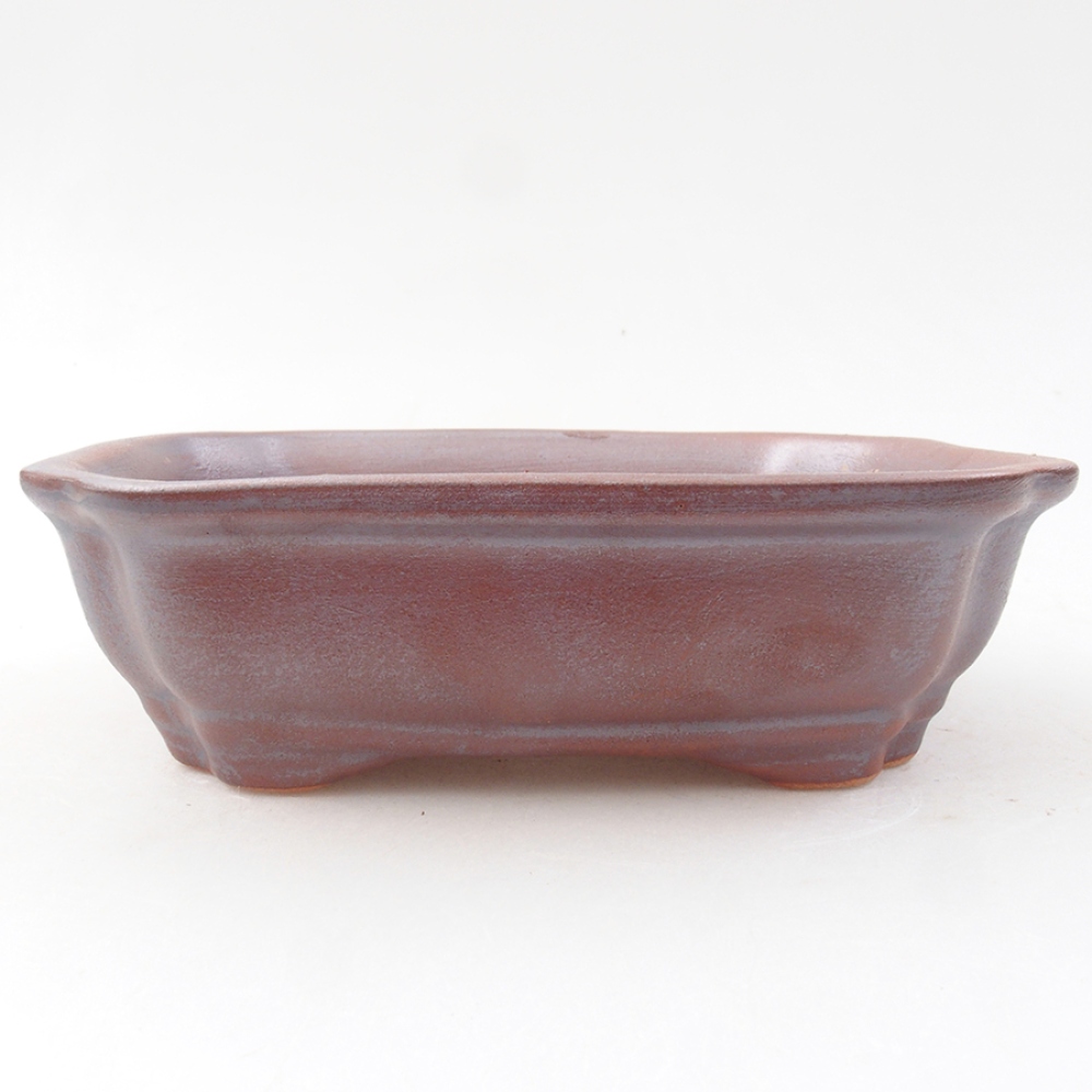 Ceramiczna miska bonsai 16 x 12 x 5 cm, kolor metaliczny