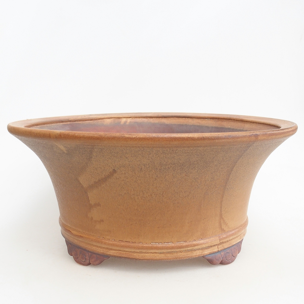 Ceramiczna miska na bonsai 32 x 32 x 14 cm, różowa