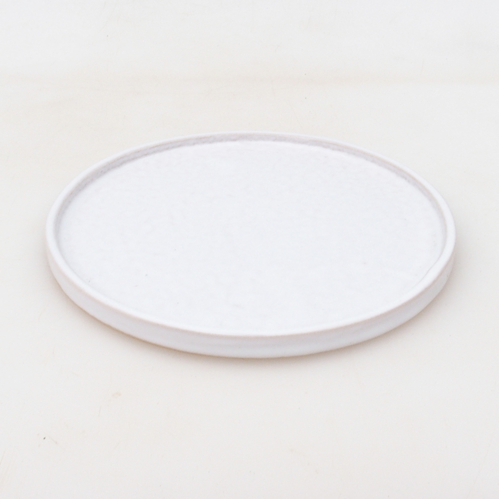 Bonsai bowl round D7-S - 16 x 16 x 1 cm - biały