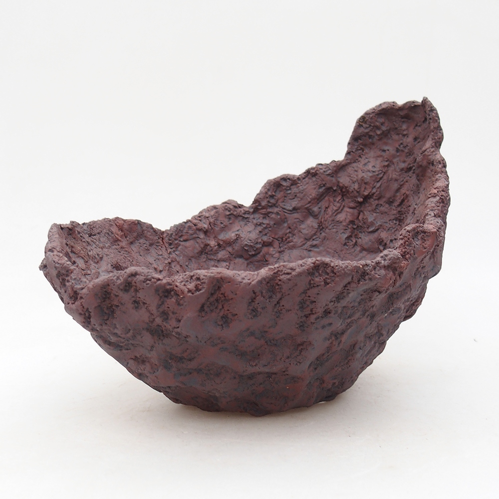 Muszla ceramiczna 20 x 16 x 15,5 cm, kolor brązowy
