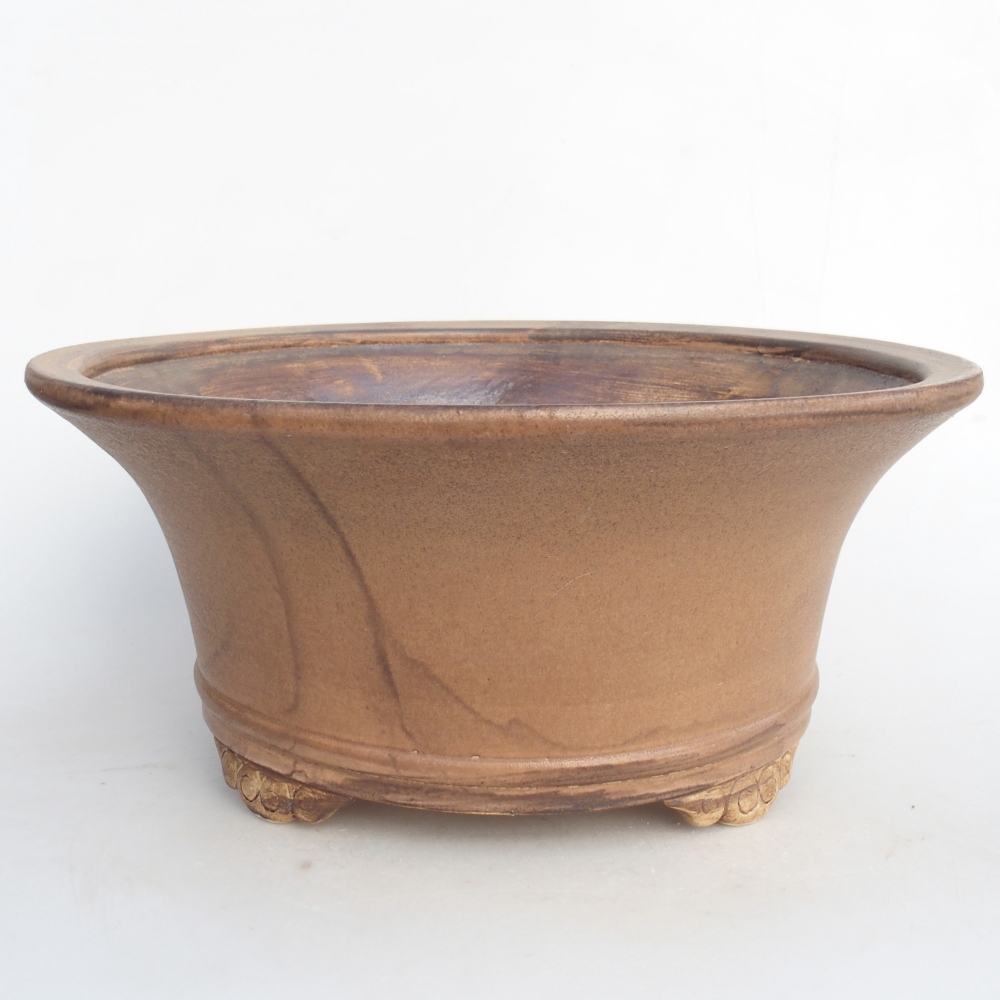 Ceramiczna miska do bonsai 31,5 x 31,5 x 14 cm, różowa