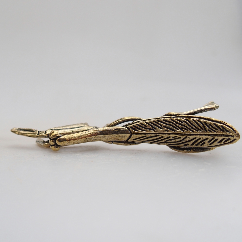 Metalowa figurka - modliszka