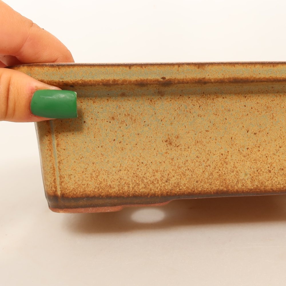 Ceramiczna miska  20 x 15,5 x 6 cm , kolor brązowy