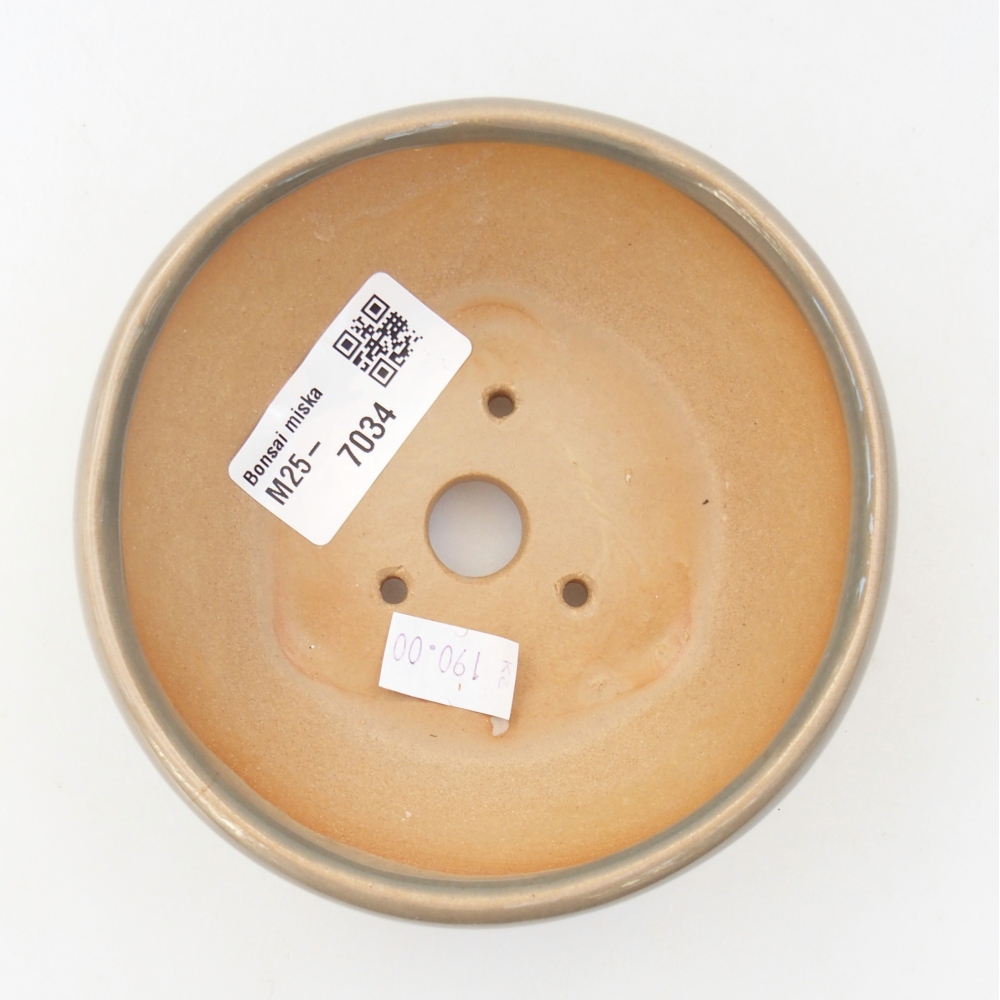 Ceramiczna miska do bonsai 10 x 10 x 5 cm, szara