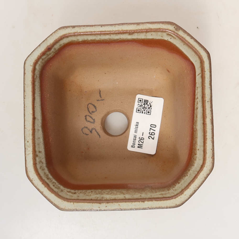 Ceramiczna miska  11 x 11 x 6,5 cm, kolor beżowy