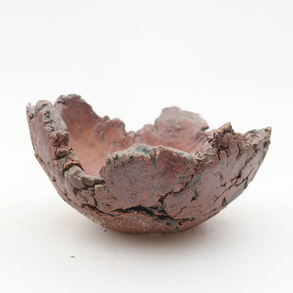 Muszla ceramiczna 9 x 9 x 5 cm, kolor zielony