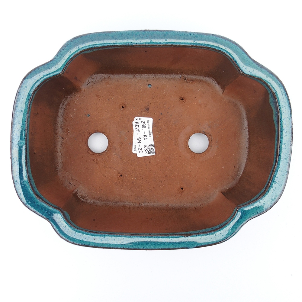 Miska 26 x 20 x 8,5 cm niebiesko-zielona