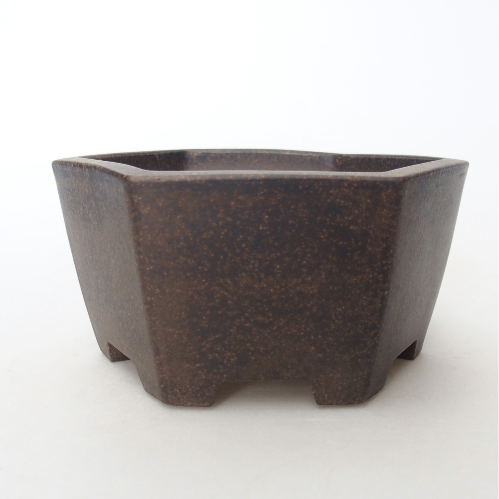 Miska 13 x 11,5 x 6 cm brązowa ochra