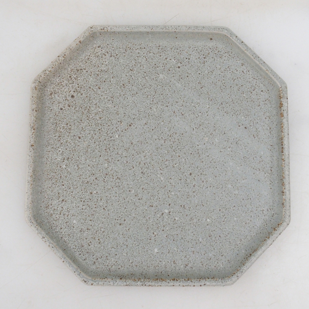 Miska ceramiczna H14 - 18 x 18 x 1 cm - beżowa