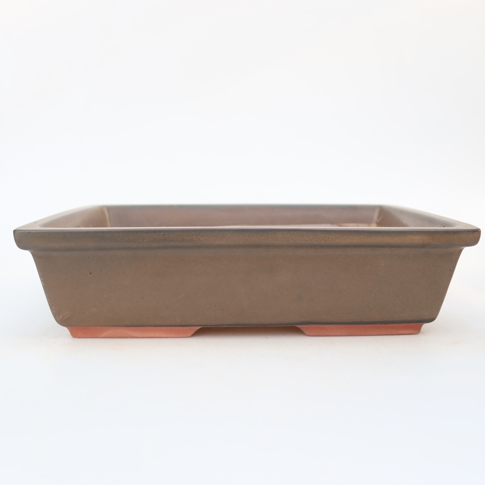 Ceramiczna miska  25,5 x 19 x 6,5 cm, kolor brązowy