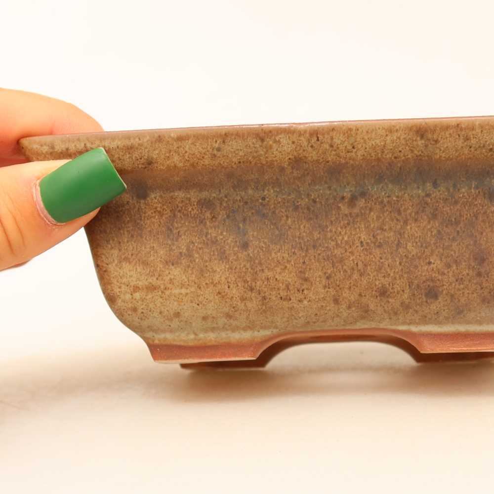 Ceramiczna miska  14,5 x 10 x 5 cm, kolor brązowy