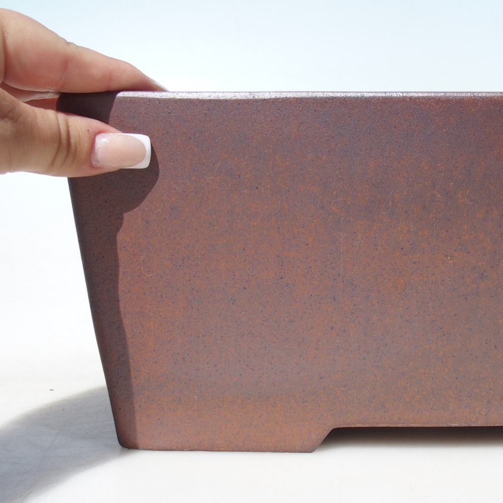 Miska 27 x 18 x 13 cm brązowa