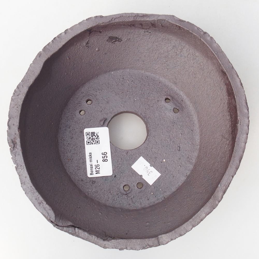 Ceramiczna miska do bonsai 17 x 16,5 x 6 cm, kolor metaliczny